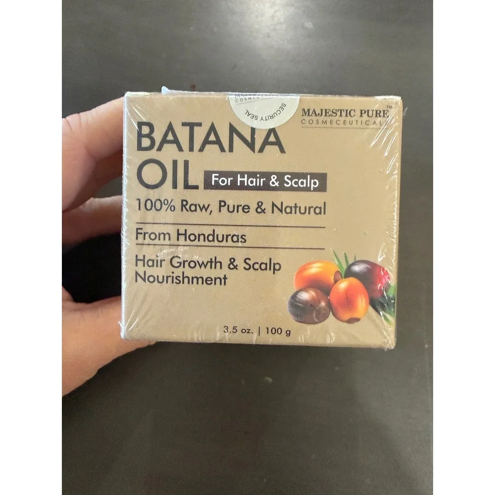 Majestic Pure Batana Oil for Hair Growth & Scalp Nourishment 100% Raw 3.5oz New